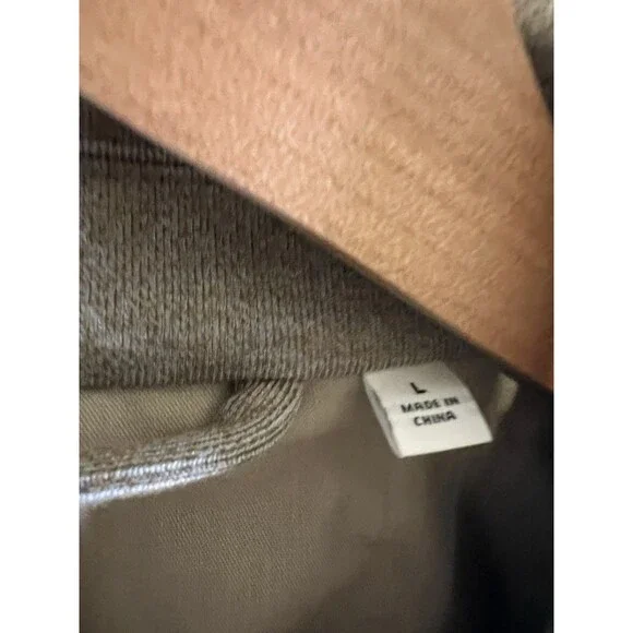 Uniqlo U Chester Beige Belted Stretch Jersey Duster Long Coat Size L Minimalist - Picture 11 of 16